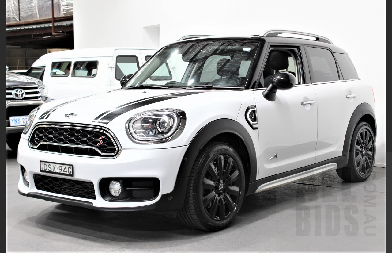 01/2018 Mini Cooper SD ALL4 Countryman R60 (AWD) 4dr Wagon Light White 2.0L Turbo Diesel