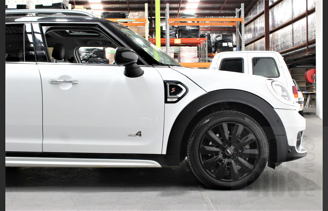 01/2018 Mini Cooper SD ALL4 Countryman R60 (AWD) 4dr Wagon Light White 2.0L Turbo Diesel