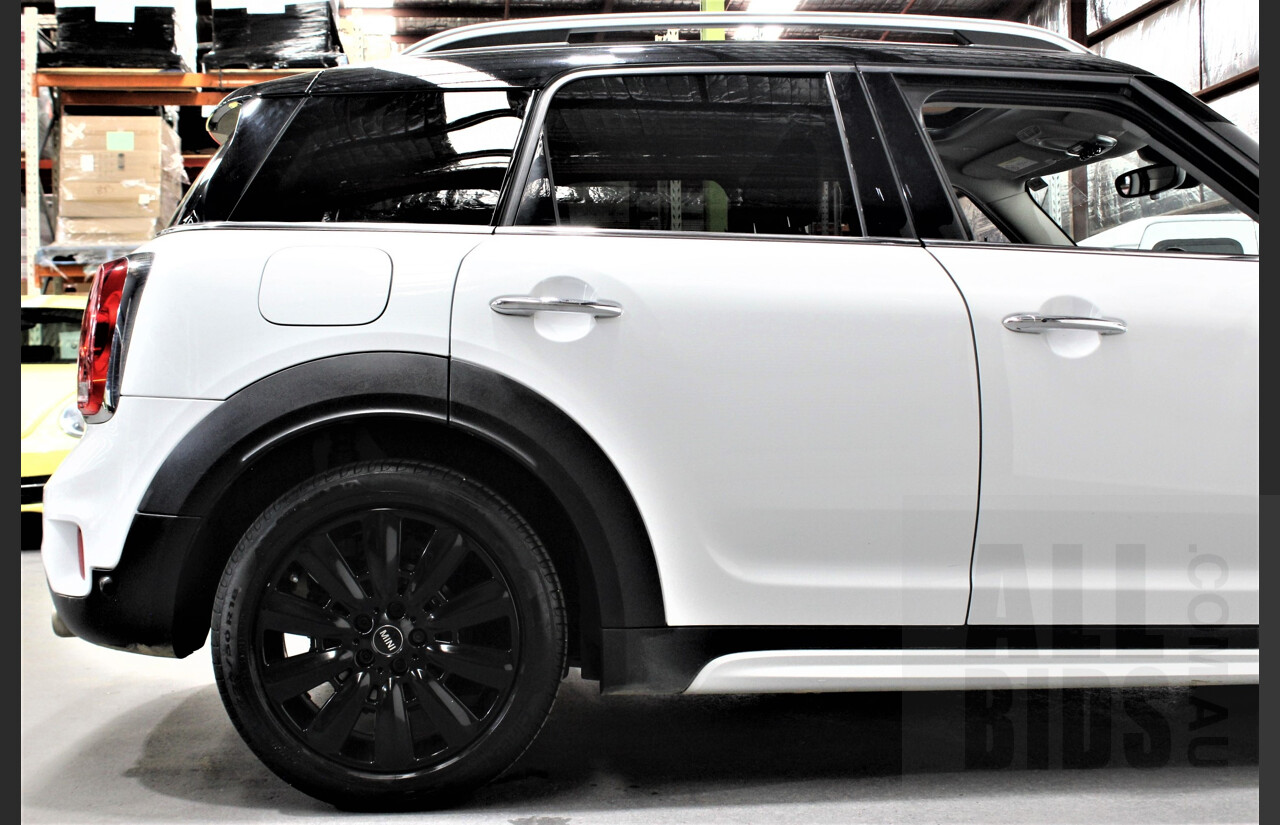 01/2018 Mini Cooper SD ALL4 Countryman R60 (AWD) 4dr Wagon Light White 2.0L Turbo Diesel