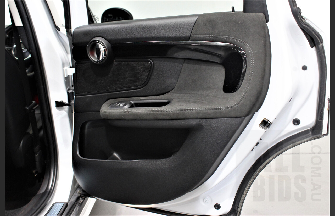 01/2018 Mini Cooper SD ALL4 Countryman R60 (AWD) 4dr Wagon Light White 2.0L Turbo Diesel