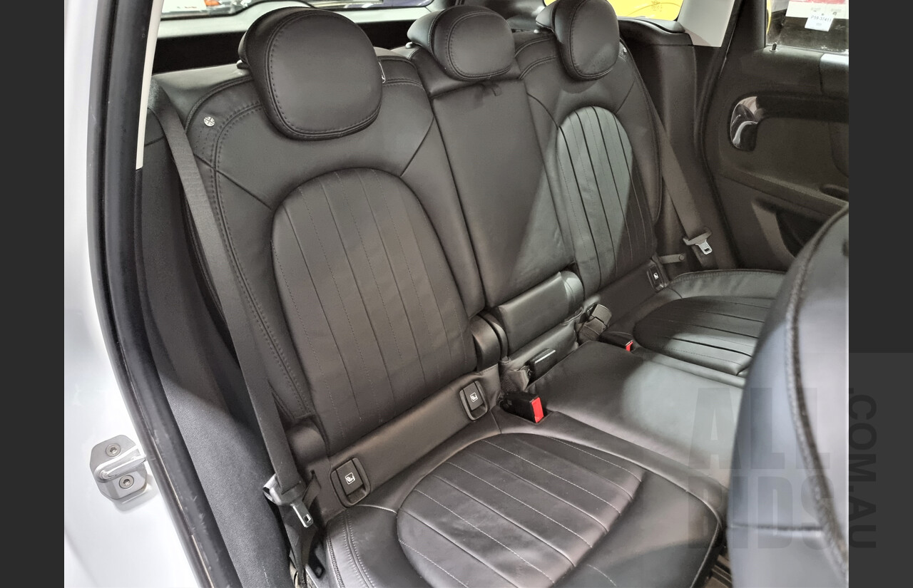 01/2018 Mini Cooper SD ALL4 Countryman R60 (AWD) 4dr Wagon Light White 2.0L Turbo Diesel