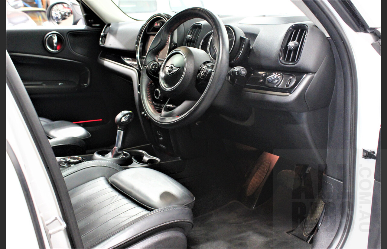 01/2018 Mini Cooper SD ALL4 Countryman R60 (AWD) 4dr Wagon Light White 2.0L Turbo Diesel