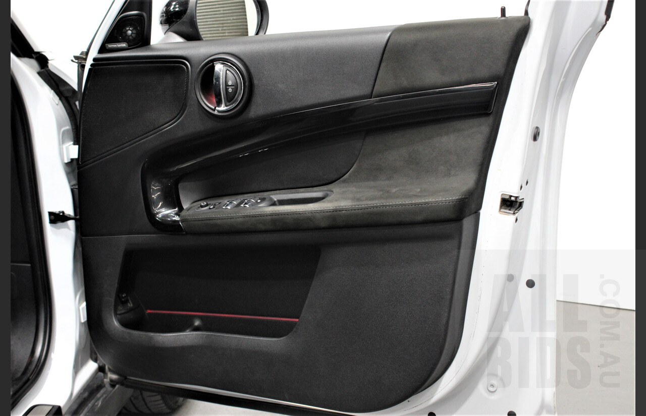 01/2018 Mini Cooper SD ALL4 Countryman R60 (AWD) 4dr Wagon Light White 2.0L Turbo Diesel