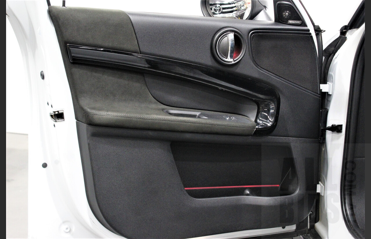 01/2018 Mini Cooper SD ALL4 Countryman R60 (AWD) 4dr Wagon Light White 2.0L Turbo Diesel