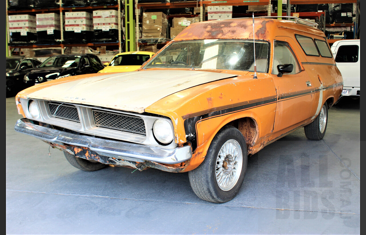 5/1974 Ford Falcon 500 XB Panelvan Burnt Orange 4.9L - Project Car