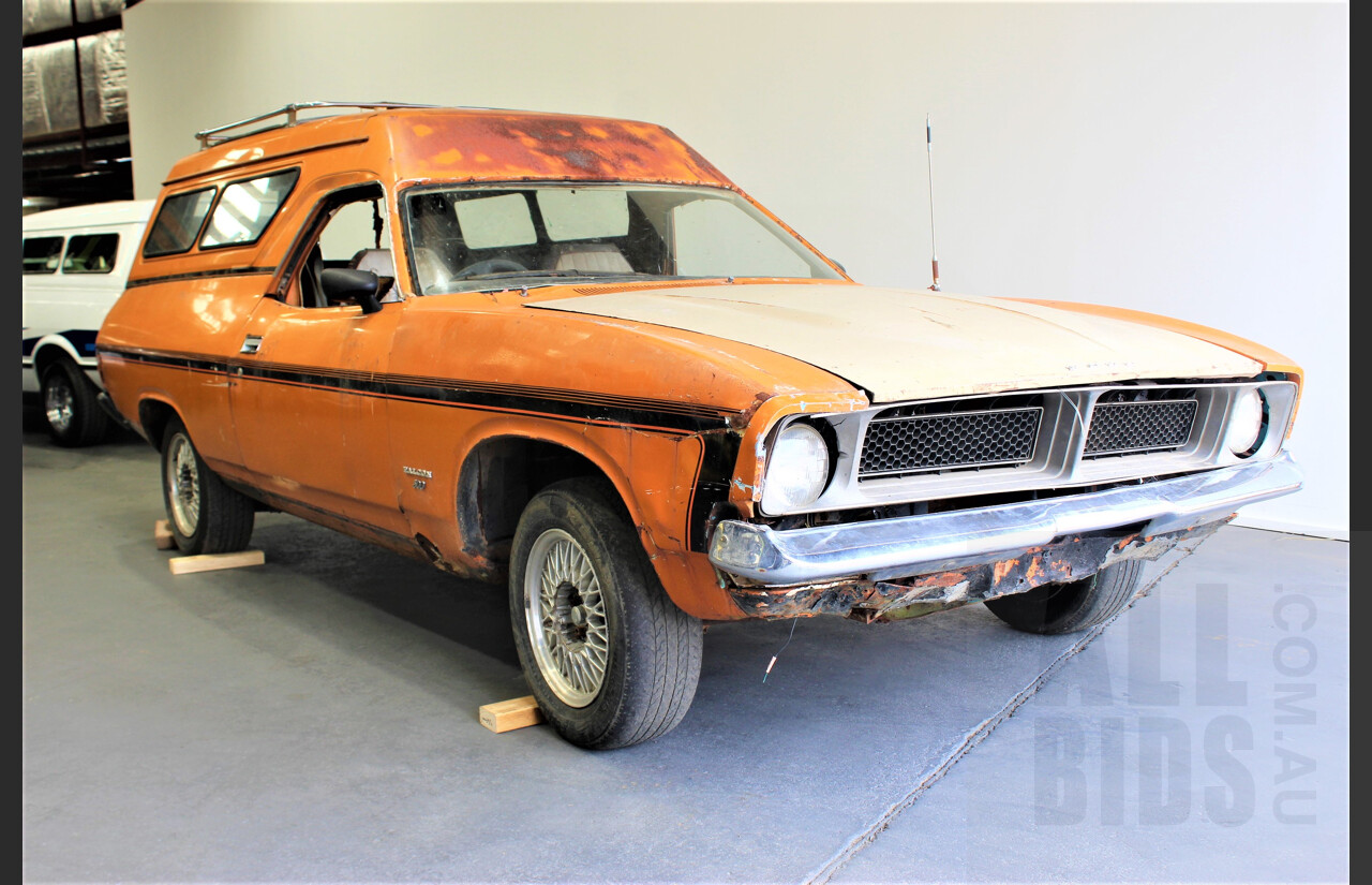 5/1974 Ford Falcon 500 XB Panelvan Burnt Orange 4.9L - Project Car