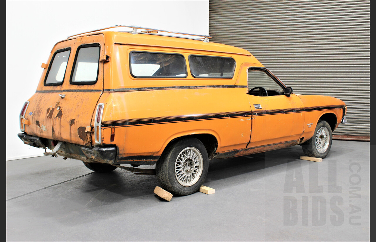 5/1974 Ford Falcon 500 XB Panelvan Burnt Orange 4.9L - Project Car