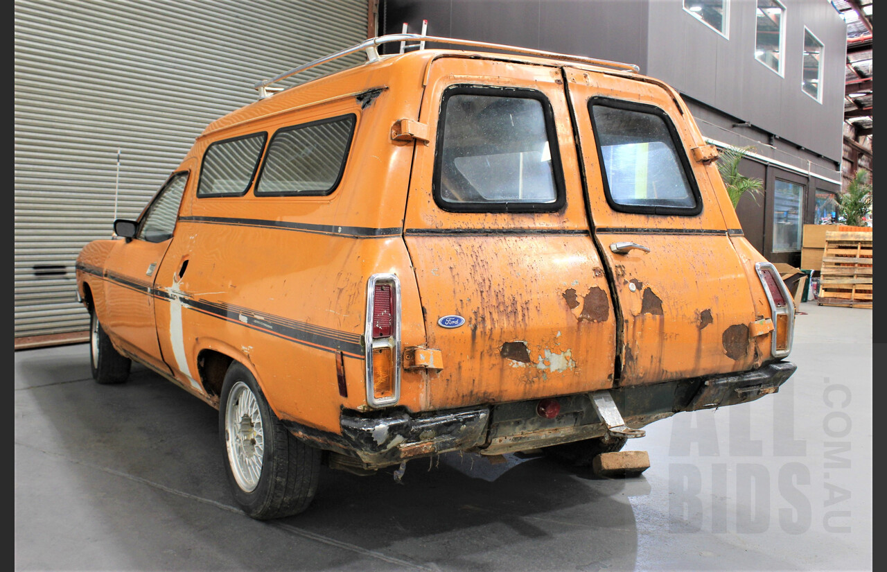 5/1974 Ford Falcon 500 XB Panelvan Burnt Orange 4.9L - Project Car