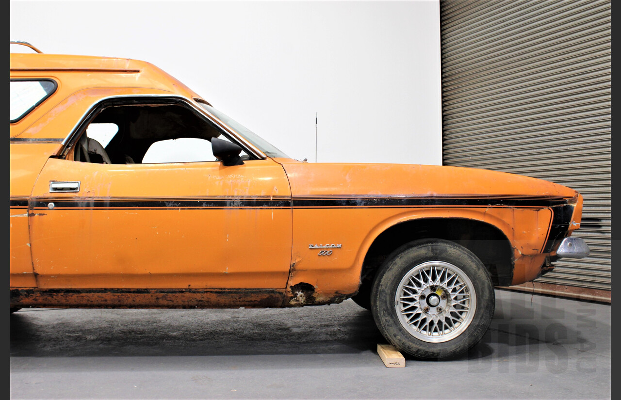 5/1974 Ford Falcon 500 XB Panelvan Burnt Orange 4.9L - Project Car