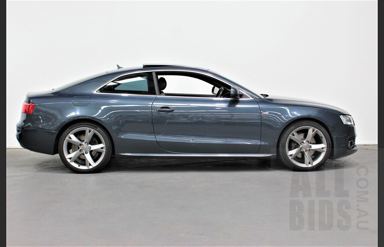 4/2009 Audi A5 2.0 TFSI Quattro 8T S-Line 2d Coupe Grey 2.0L Turbo