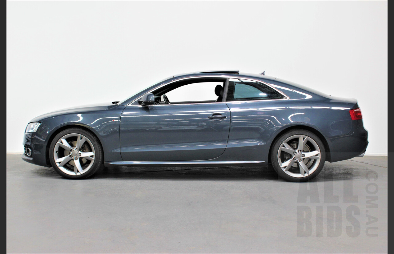 4/2009 Audi A5 2.0 TFSI Quattro 8T S-Line 2d Coupe Grey 2.0L Turbo