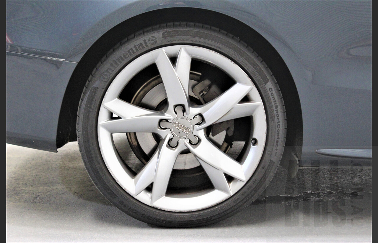 4/2009 Audi A5 2.0 TFSI Quattro 8T S-Line 2d Coupe Grey 2.0L Turbo