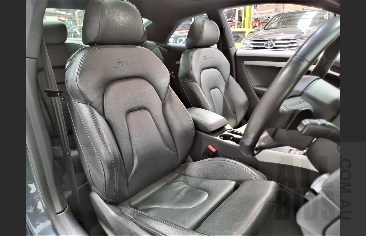 4/2009 Audi A5 2.0 TFSI Quattro 8T S-Line 2d Coupe Grey 2.0L Turbo