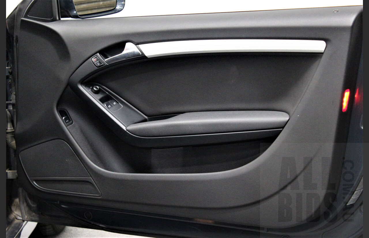 4/2009 Audi A5 2.0 TFSI Quattro 8T S-Line 2d Coupe Grey 2.0L Turbo