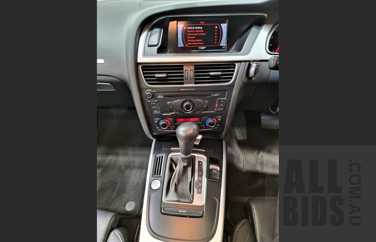 4/2009 Audi A5 2.0 TFSI Quattro 8T S-Line 2d Coupe Grey 2.0L Turbo