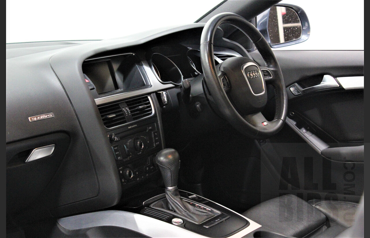 4/2009 Audi A5 2.0 TFSI Quattro 8T S-Line 2d Coupe Grey 2.0L Turbo