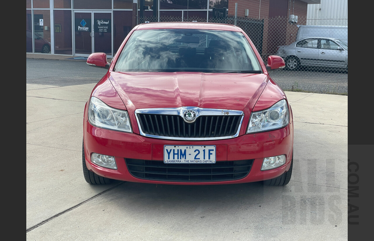 6/2010 Skoda Octavia 118 TSI 1Z MY10 5d Liftback Red 1.8L