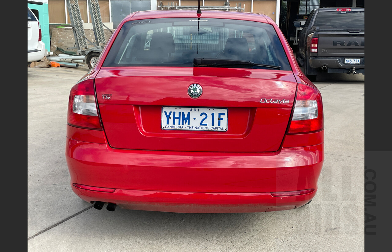 6/2010 Skoda Octavia 118 TSI 1Z MY10 5d Liftback Red 1.8L