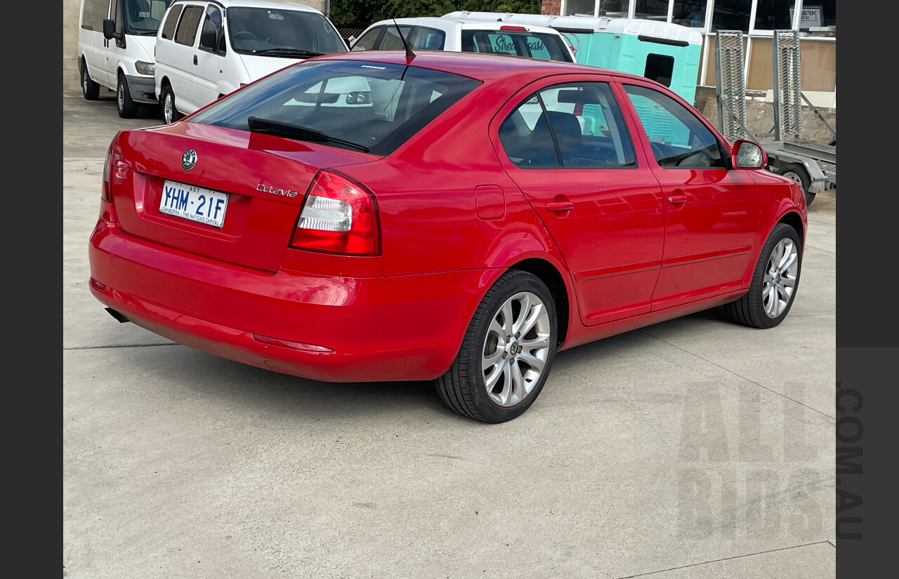 6/2010 Skoda Octavia 118 TSI 1Z MY10 5d Liftback Red 1.8L
