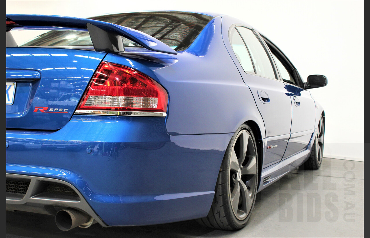 2/2007 Ford FPV F6 Typhoon BF MKII 4d Sedan Conquer Blue Metallic 4.0L Modified 590rwkw