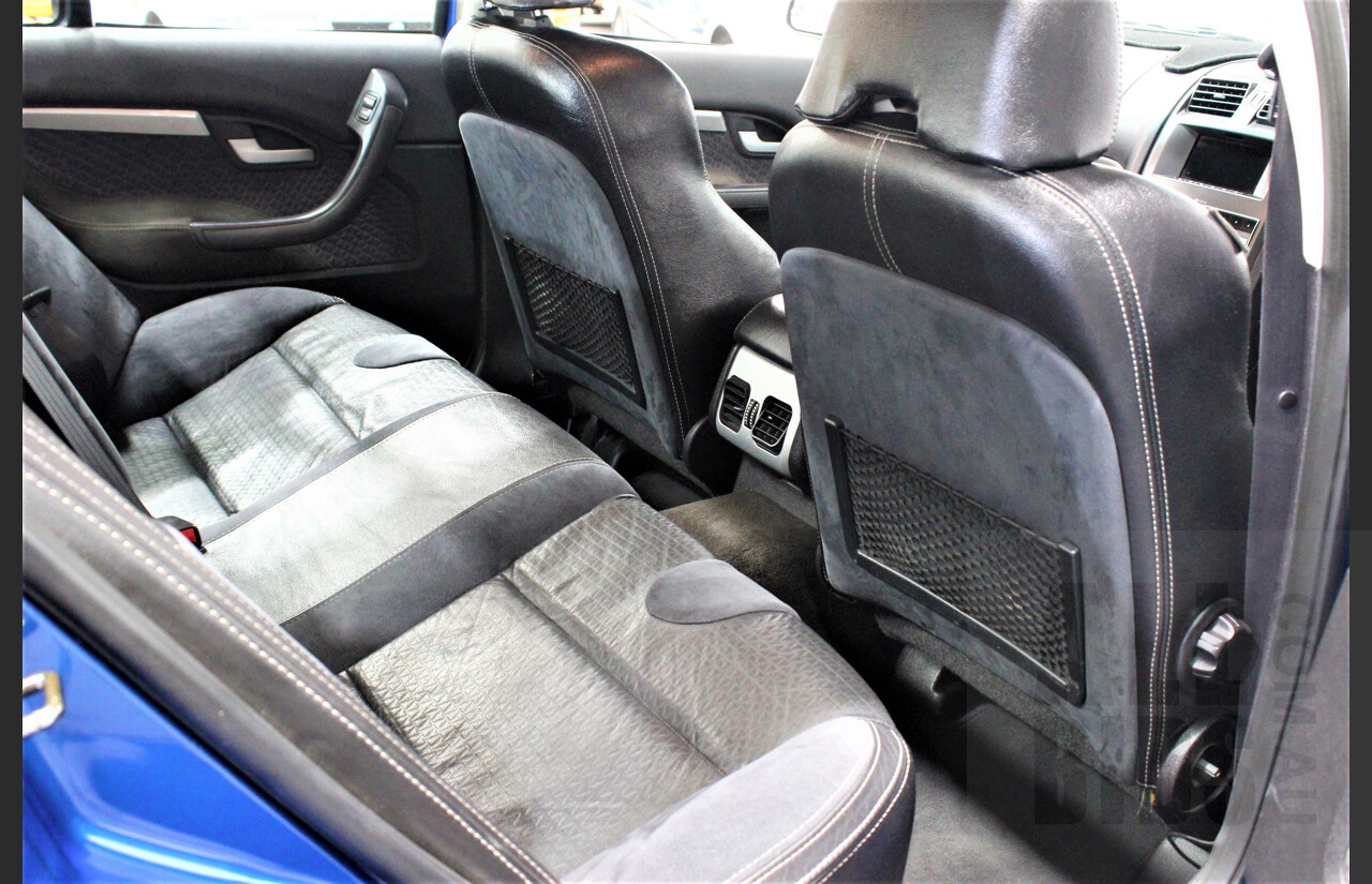 2/2007 Ford FPV F6 Typhoon BF MKII 4d Sedan Conquer Blue Metallic 4.0L Modified 590rwkw