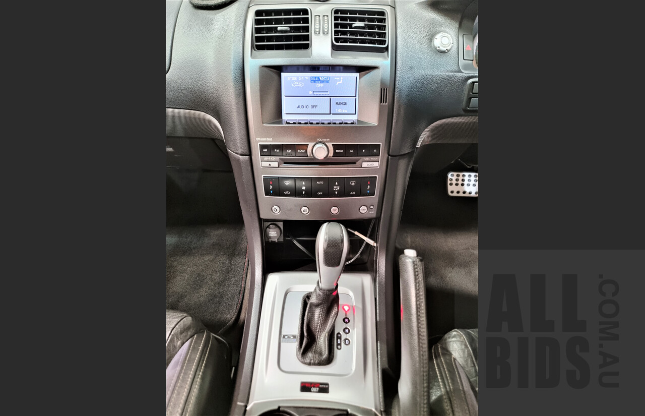 2/2007 Ford FPV F6 Typhoon BF MKII 4d Sedan Conquer Blue Metallic 4.0L Modified 590rwkw