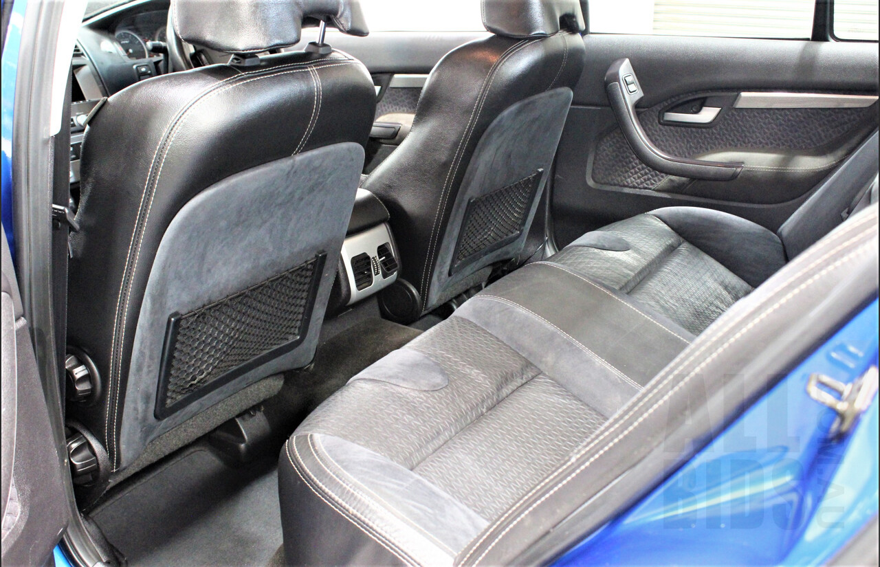 2/2007 Ford FPV F6 Typhoon BF MKII 4d Sedan Conquer Blue Metallic 4.0L Modified 590rwkw