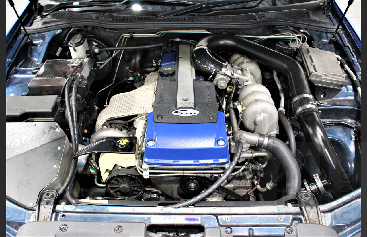 2/2007 Ford FPV F6 Typhoon BF MKII 4d Sedan Conquer Blue Metallic 4.0L Modified 590rwkw