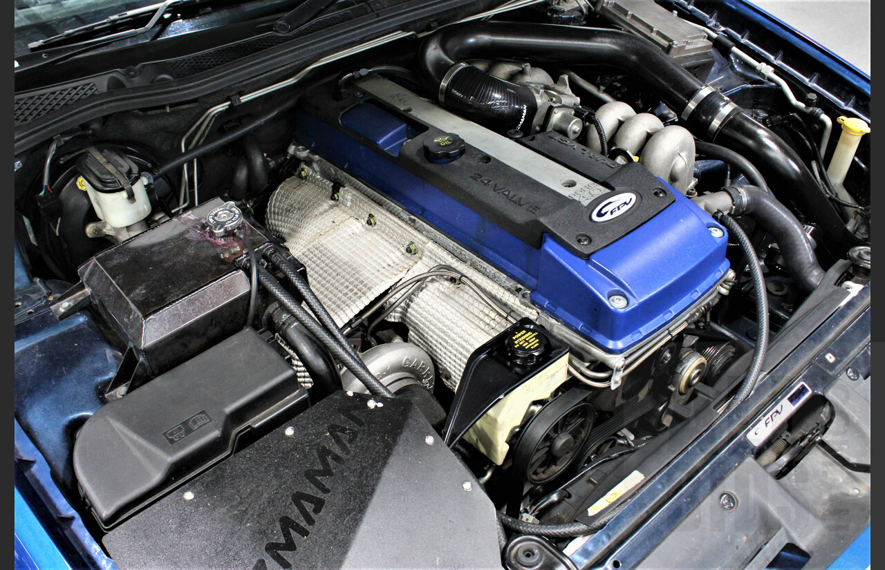 2/2007 Ford FPV F6 Typhoon BF MKII 4d Sedan Conquer Blue Metallic 4.0L Modified 590rwkw