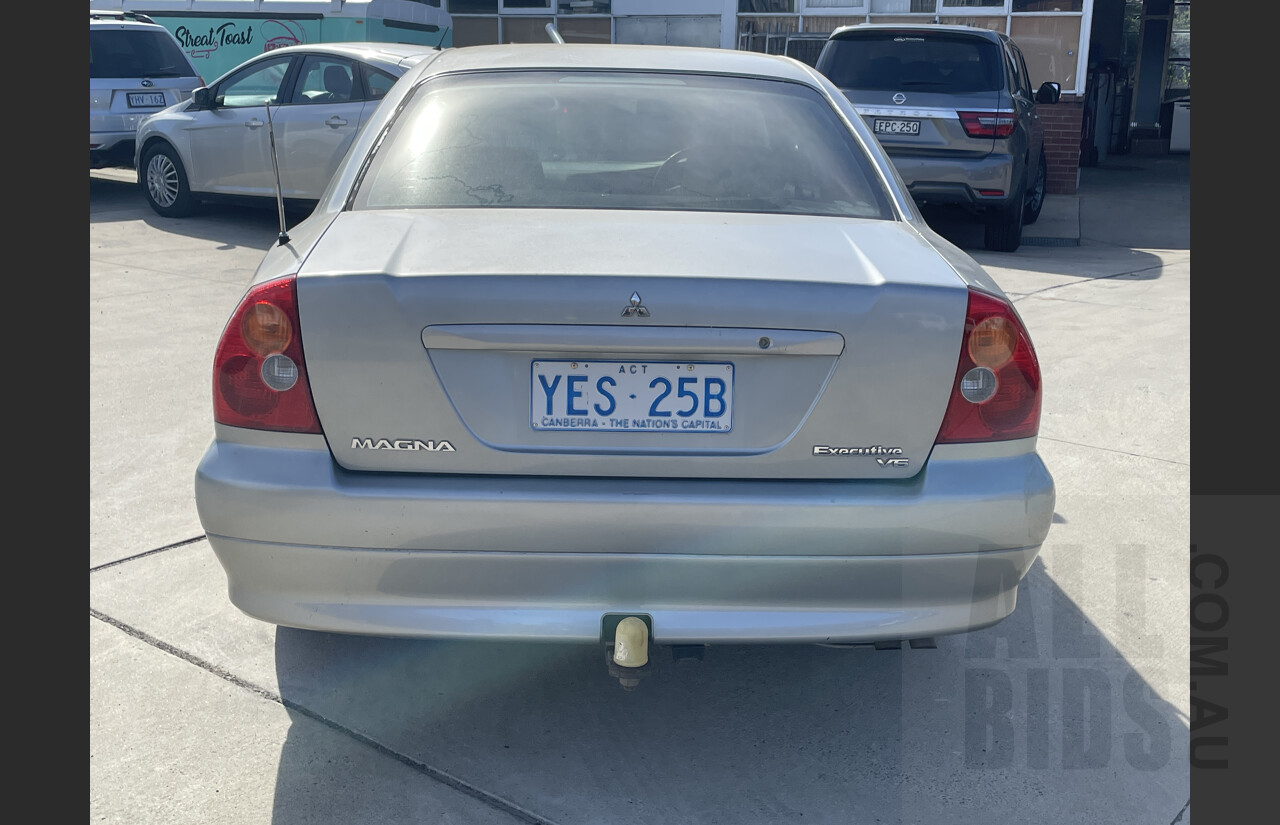 8/2002 Mitsubishi Magna Executive TJ 4d Sedan Silver 3.5L