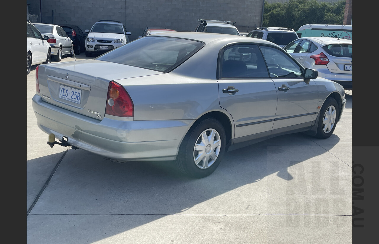 8/2002 Mitsubishi Magna Executive TJ 4d Sedan Silver 3.5L