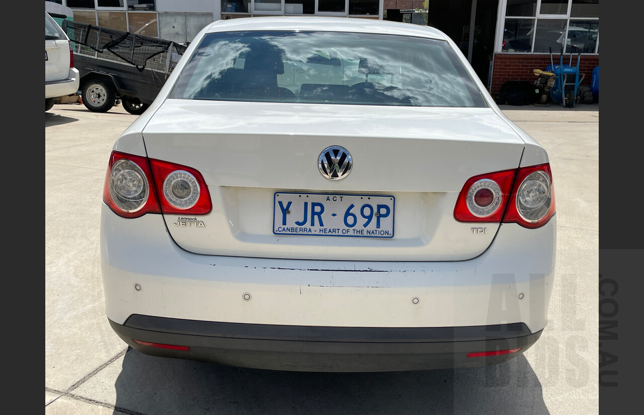 1/2008 Volkswagen Jetta 2.0 TDI 1KM MY08 UPGRADE 4d Sedan White 2.0L