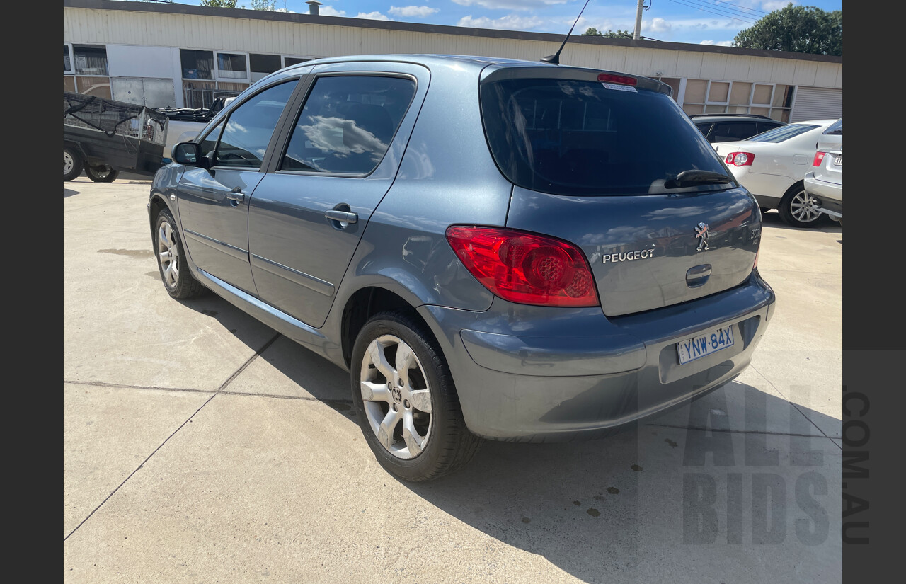 11/2006 Peugeot 307 XSE HDi 2.0 MY06 UPGRADE 5d Hatchback Grey 2.0L