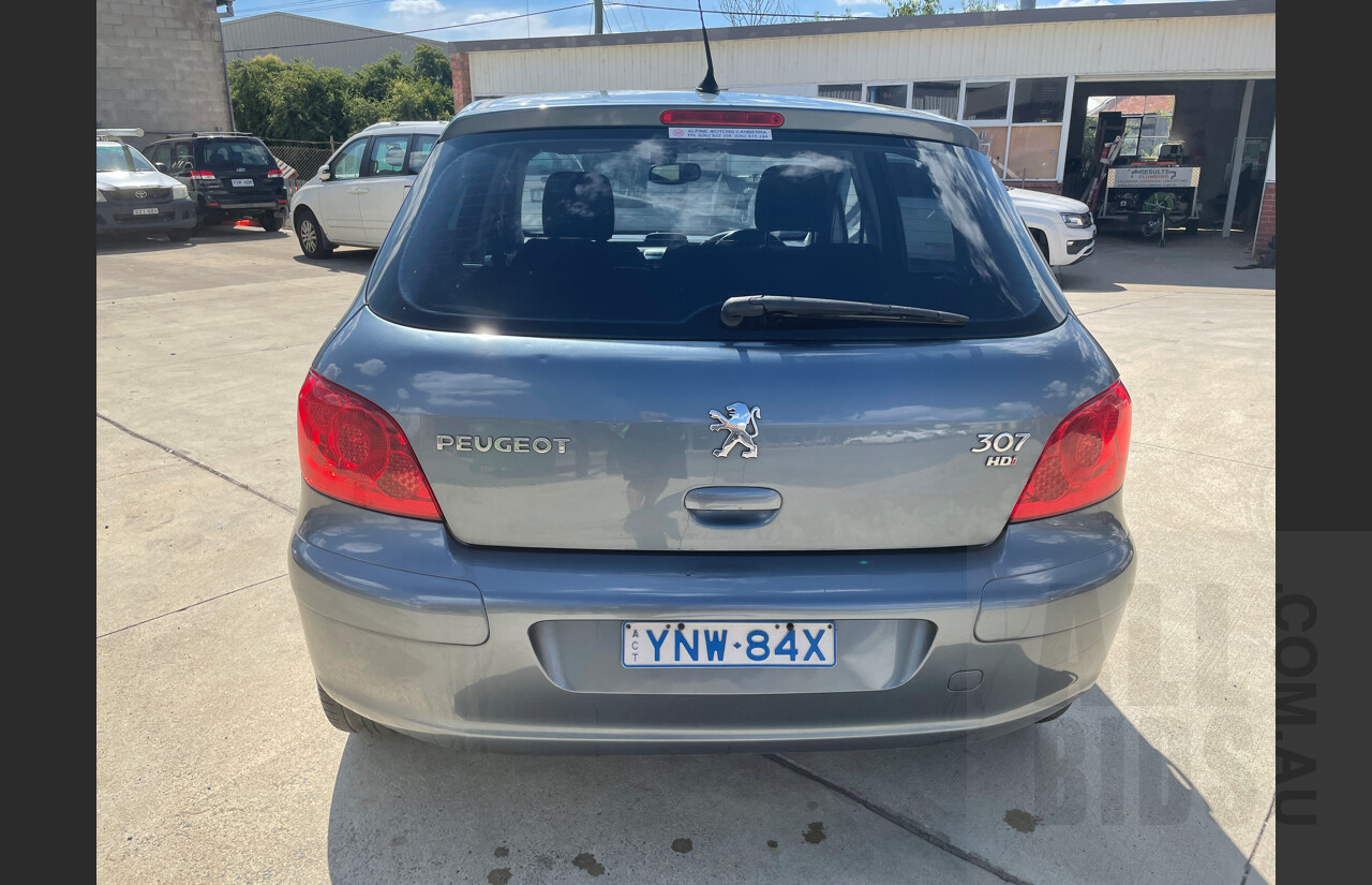 11/2006 Peugeot 307 XSE HDi 2.0 MY06 UPGRADE 5d Hatchback Grey 2.0L