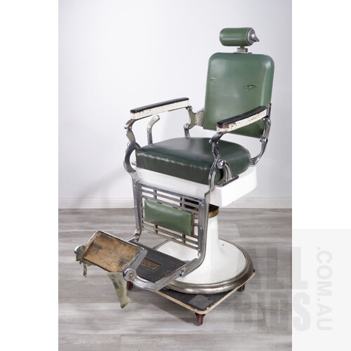 Vintage Raynor Green Vinyl Upholstered Lot 1310285 ALLBIDS