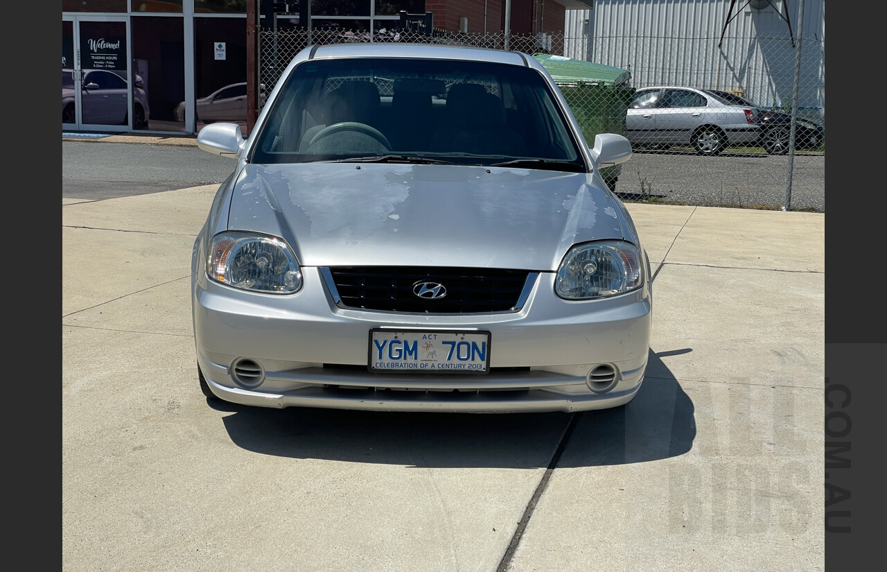 10/2003 Hyundai Accent GS LC 3d Hatchback Silver 1.5L