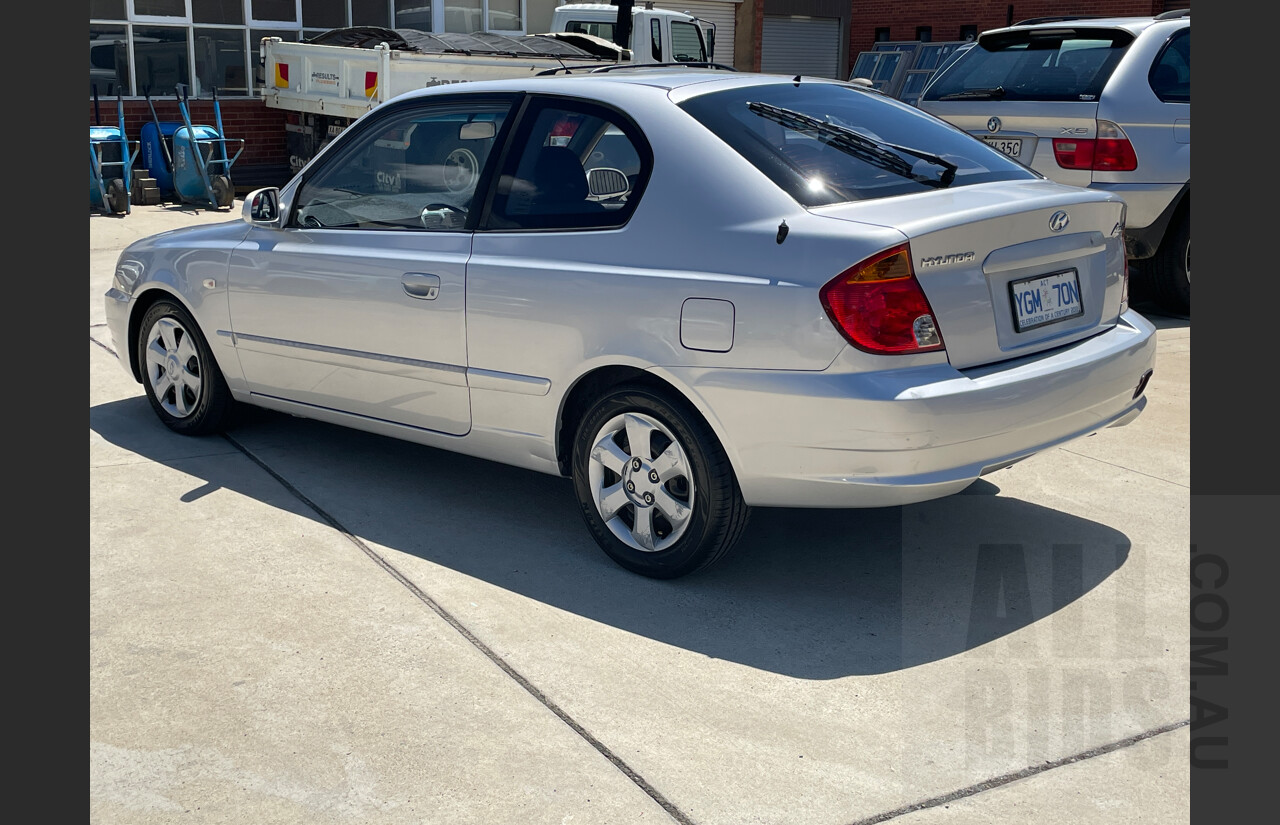 10/2003 Hyundai Accent GS LC 3d Hatchback Silver 1.5L