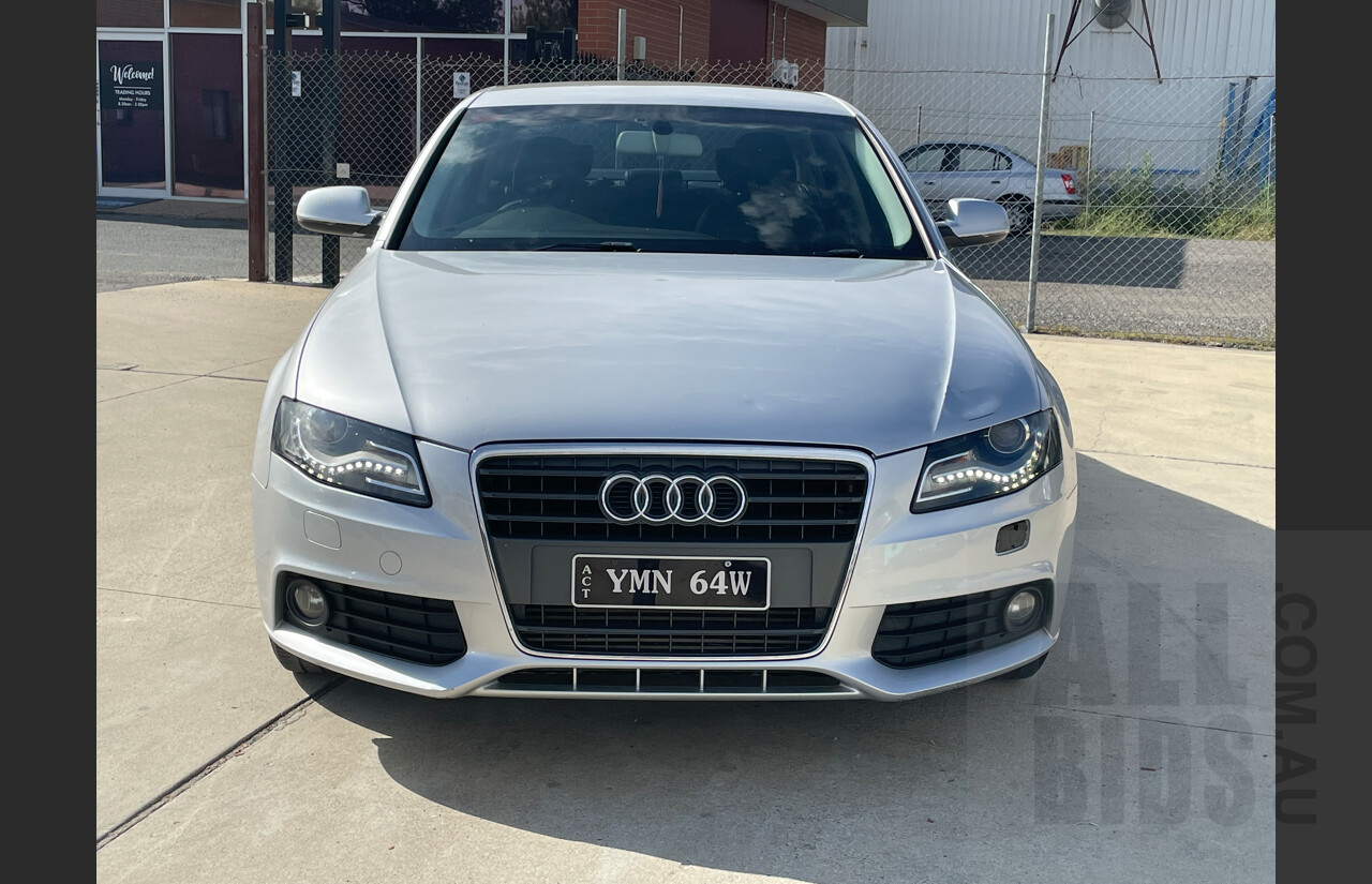 2/2011 Audi A4 1.8 TFSI B8 (8K) MY11 4d Sedan Silver 1.8L