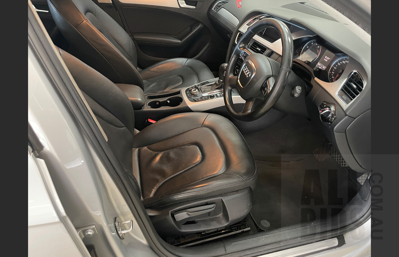 2/2011 Audi A4 1.8 TFSI B8 (8K) MY11 4d Sedan Silver 1.8L