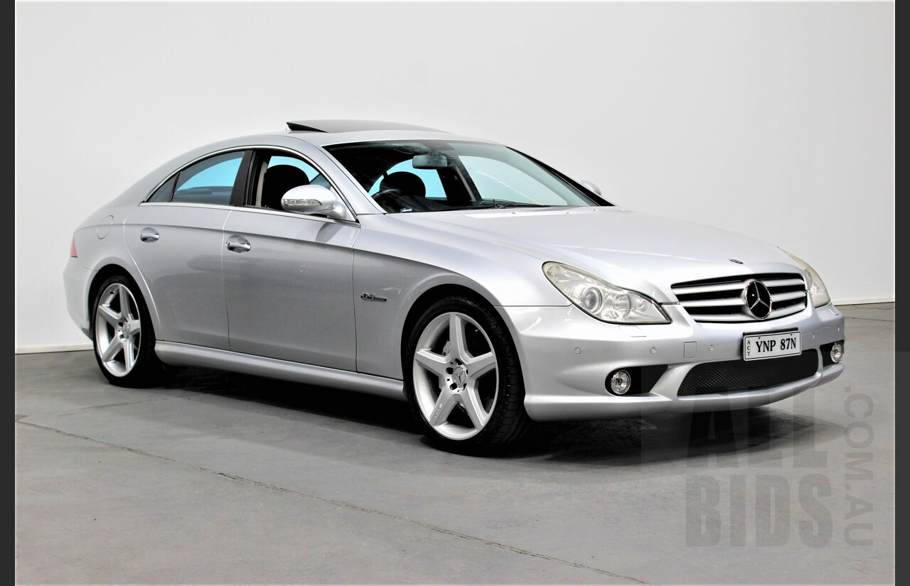 9/2007 Mercedes-Benz CLS 63 AMG 219 4d Coupe Silver 6.2L V8