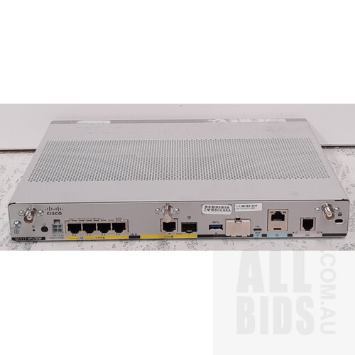 Cisco (C1117-4PLTELAWZ) Wireless Integrated Service Gigabit Ethernet Router