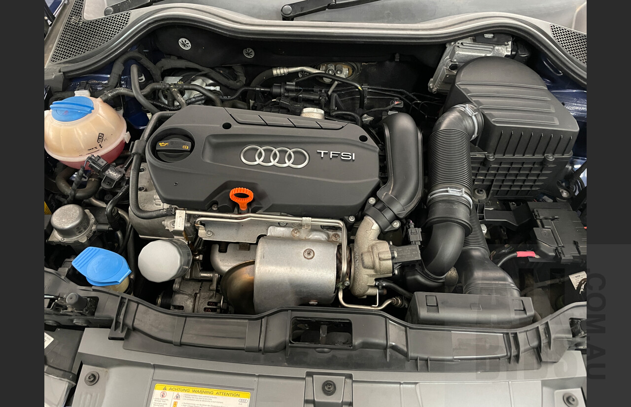 9/2012 Audi A1 Sportback 1.4 TFSI Attraction 8X MY12 5d Hatchback Blue 1.4L