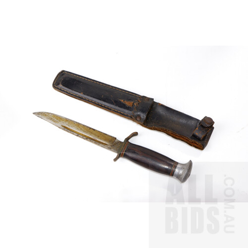 JA Hellberg 51 Eskilstuna Sweden Knife with Sheath