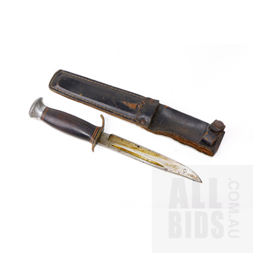 JA Hellberg 51 Eskilstuna Sweden Knife with Sheath