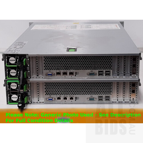 Fujitsu Primergy RX300 S7 Intel Xeon (E5-2620) 6 Core 2.00 GHz-2.50 GHz CPU 2 RU Server - Lot of Two