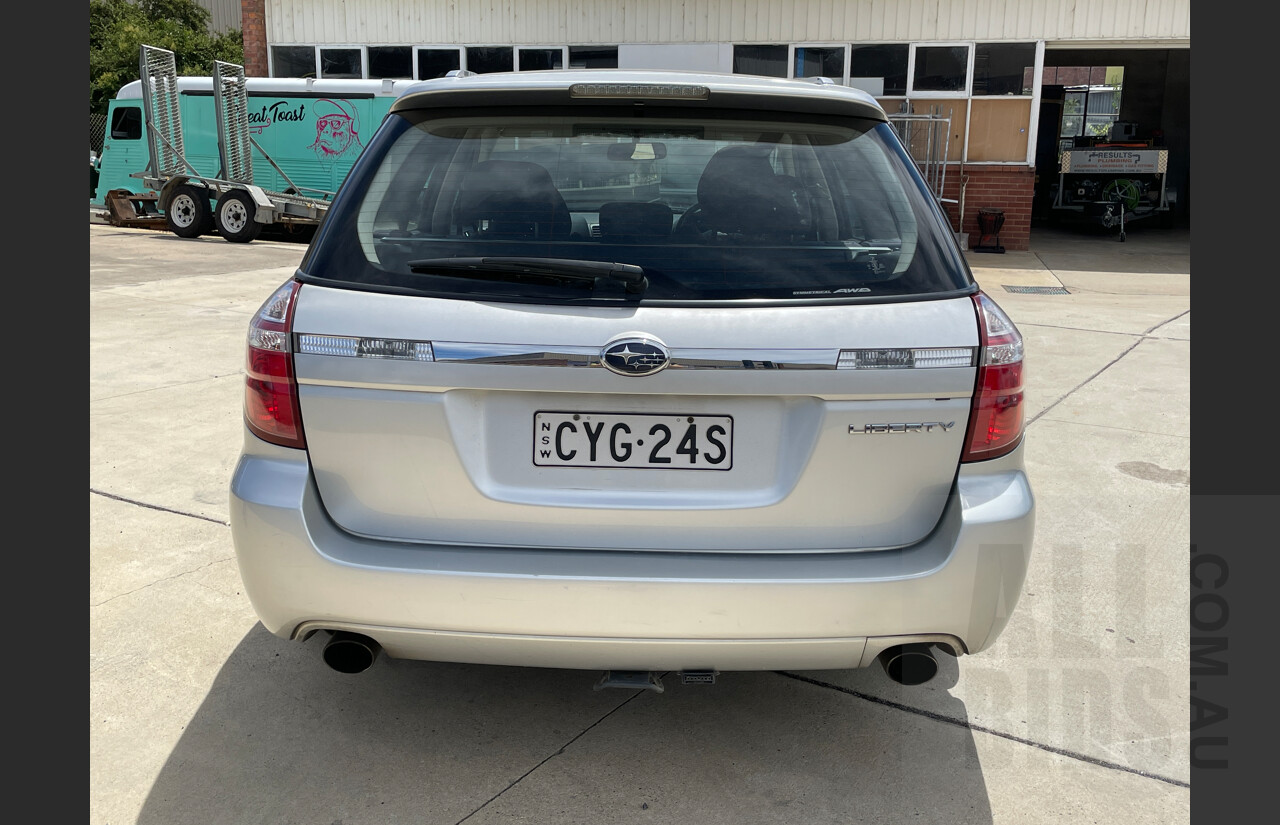 2/2007 Subaru Liberty 2.5i MY07 4d Wagon Silver  2.5L