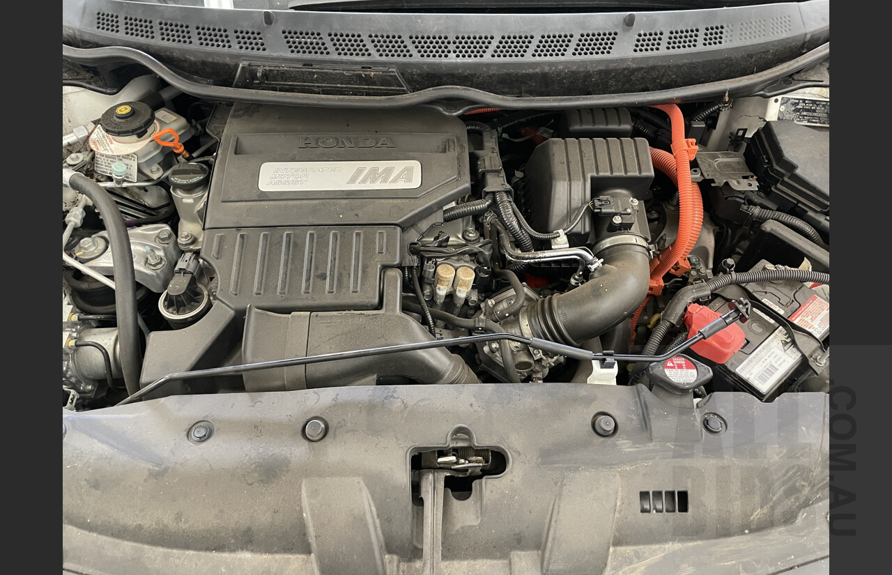 10/2007 Honda Civic Hybrid 40 4d Sedan White 1.3L