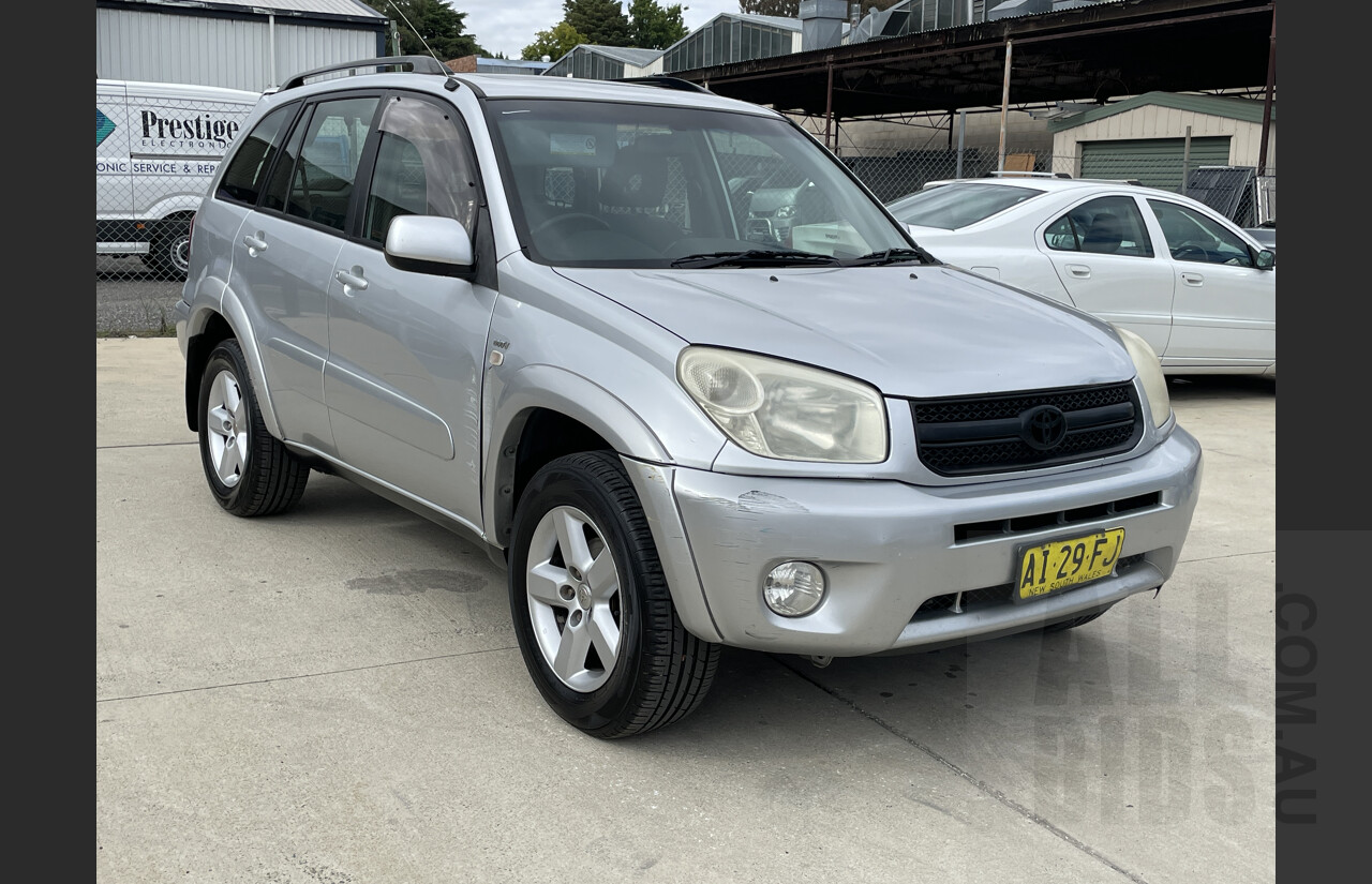 6/2005 Toyota Rav4 Cruiser (4x4) ACA23R 4d Wagon Silver  2.4L