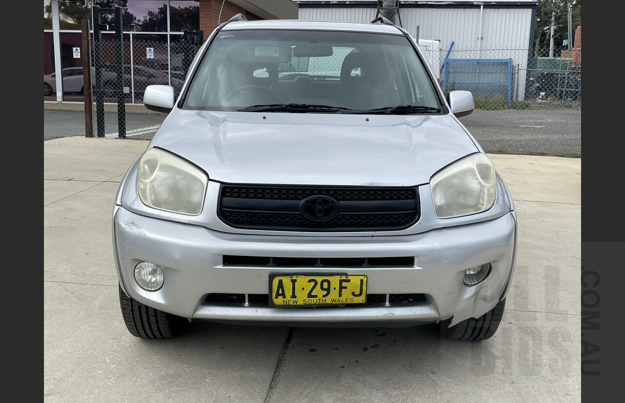 6/2005 Toyota Rav4 Cruiser (4x4) ACA23R 4d Wagon Silver  2.4L