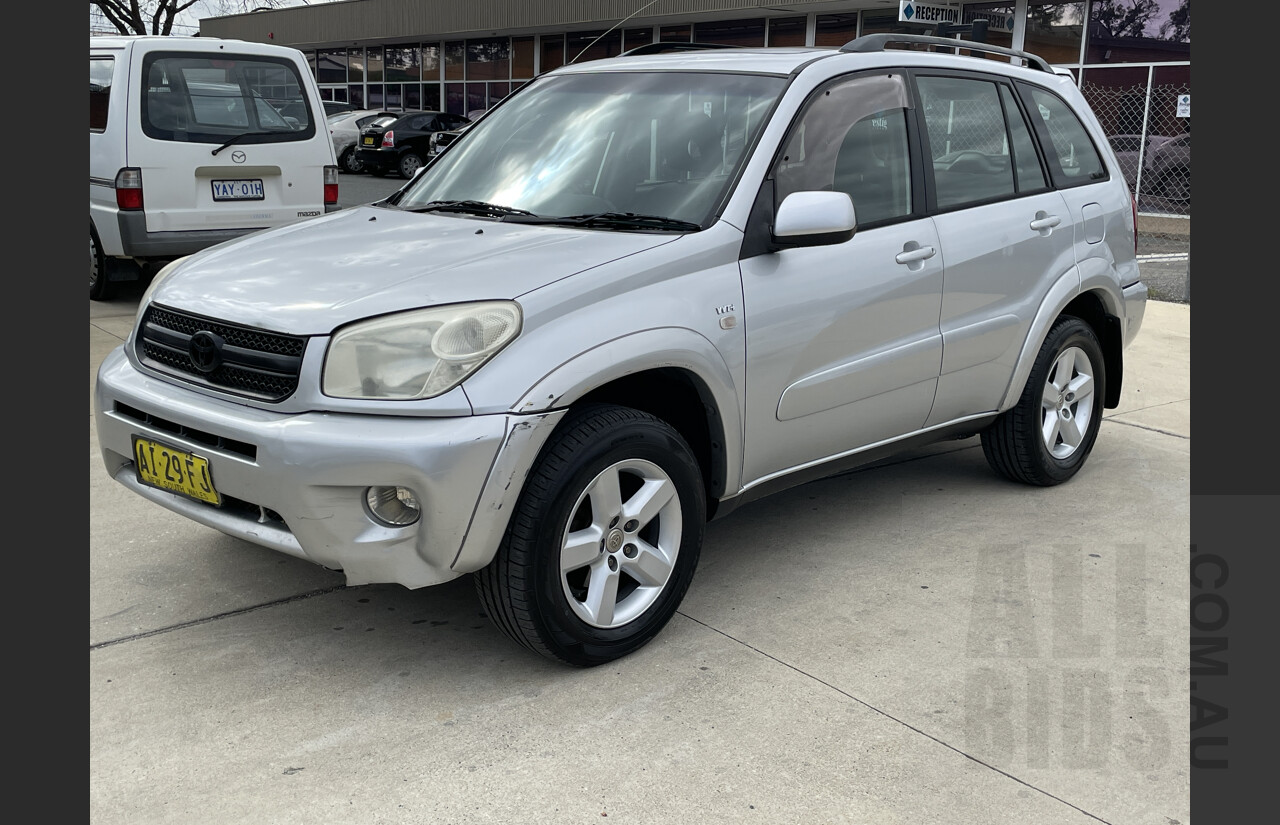 6/2005 Toyota Rav4 Cruiser (4x4) ACA23R 4d Wagon Silver  2.4L